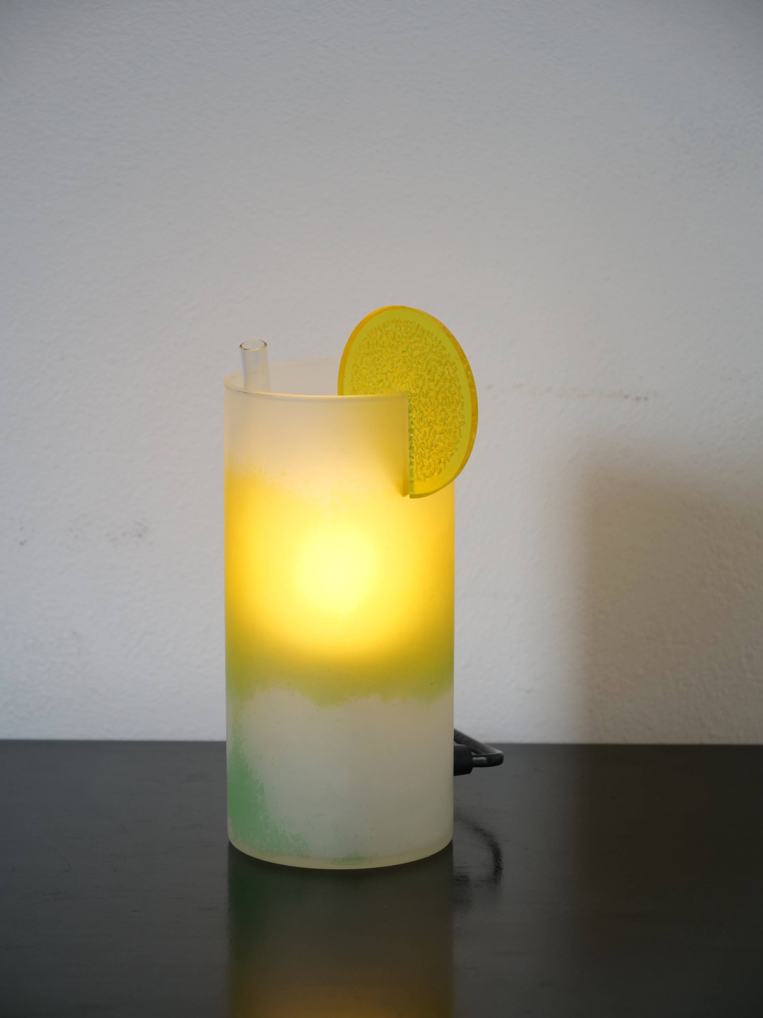 Cocktail deco lamp 80's