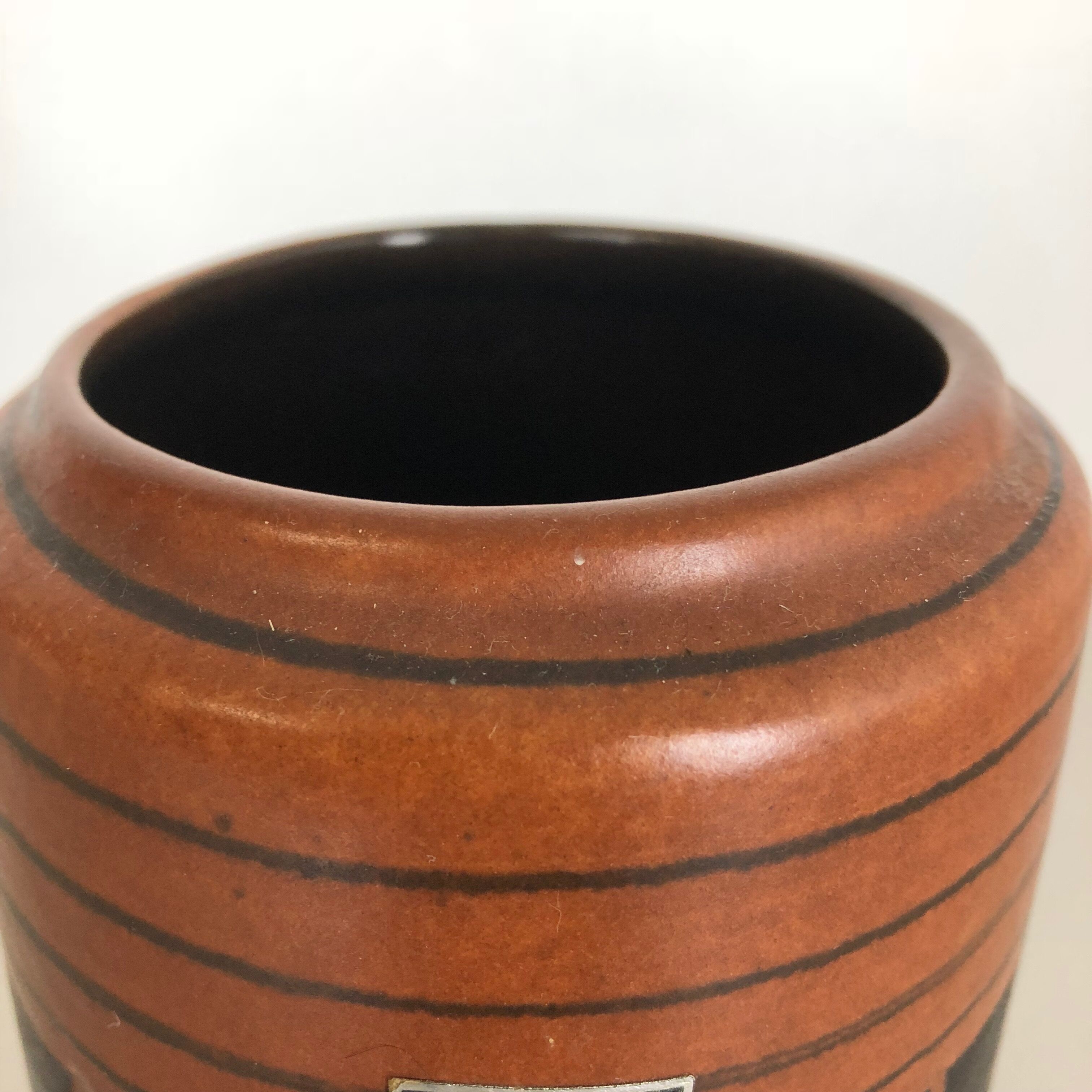 Pottery Fat Lava vase made by Scheurich, Germany, 1970s