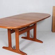 Mid-century extendable dining table/teak table by Glostrup, Denmark, 1960s.