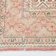 Vintage Turkish carpet in ivory and powder pink, 276 × 382 cm