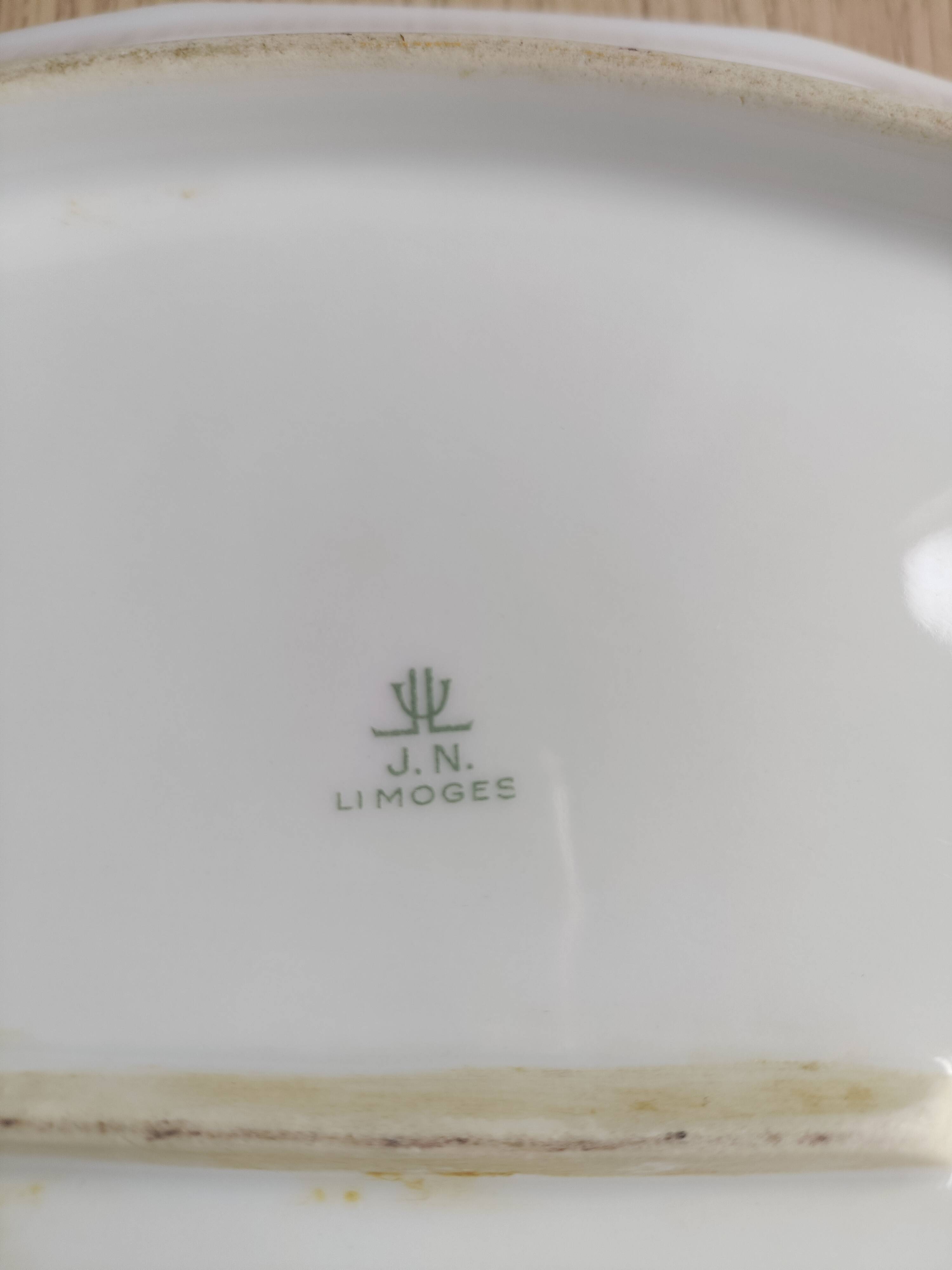 Vintage Limoges porcelain presentation dish