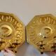 Pair of mid-century brass Swedish sconces by Torbjörn, tested