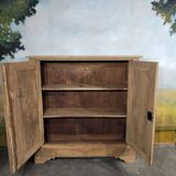 Light walnut low cabinet