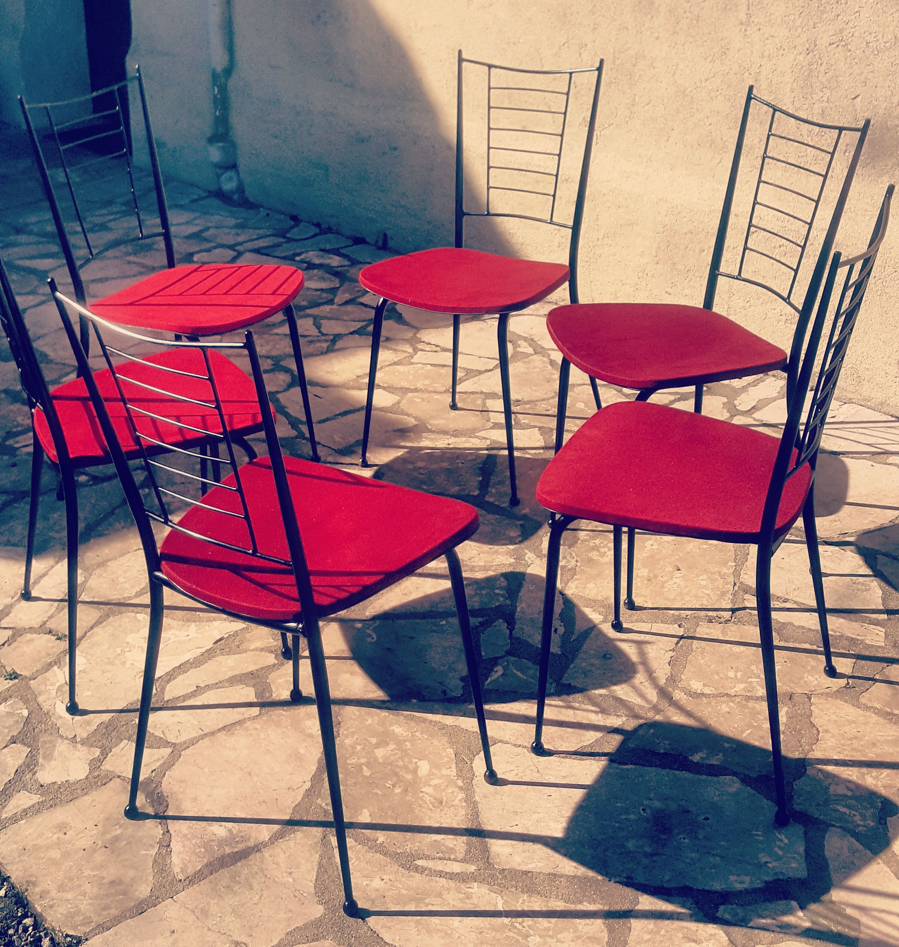 Six chairs, 1950s