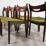 Ensemble de chaises à manger en teck vintage