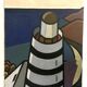 Oil painting on canvas "The Lighthouse" by Franco Prayer (1924)