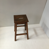 Antique square stool