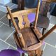 4 vintage mountain chairs