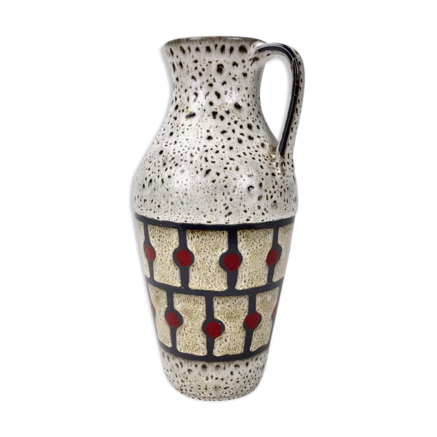 Jasba vase with ethnic decor