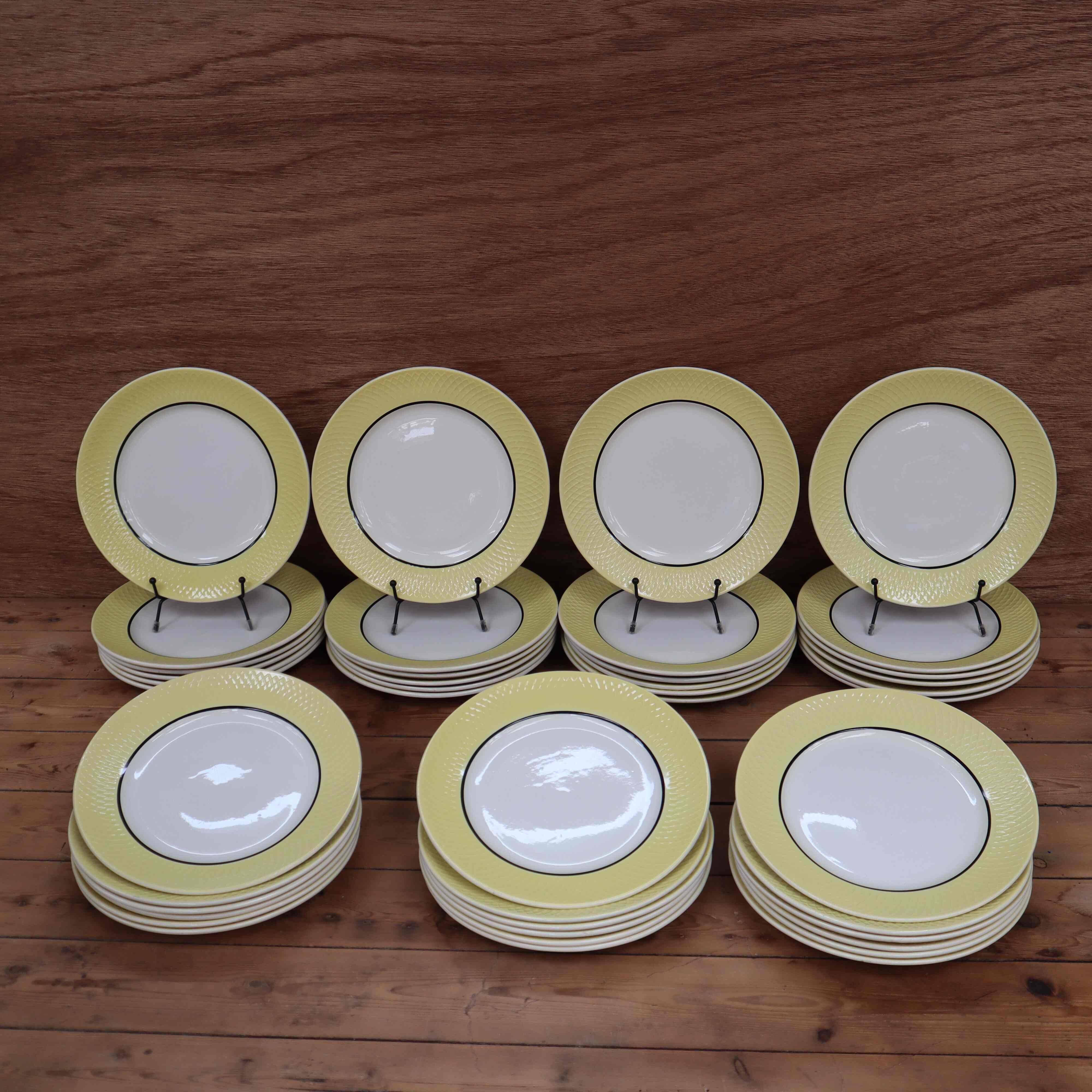 Set of 6 “Orchies Moulin des Loups” Dinner Plates