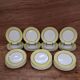 Set of 6 Flat Plates "Orchies Moulin des Loups"