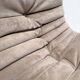 1990s vintage original taupe Alcantara Togo 2-seater by Michel Ducaroy for Ligne Roset