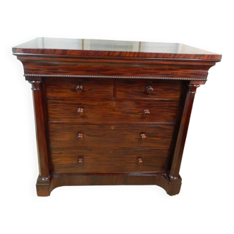 Mahogany scotch chest of drawers