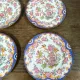 Lot de 4 assiettes à dessert Sarreguemines minton