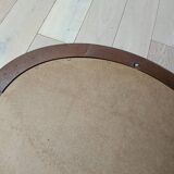 Pair of antique oval mirrors