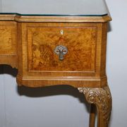 Console Burr Walnut Art Deco Denby & Spinks Breakfront