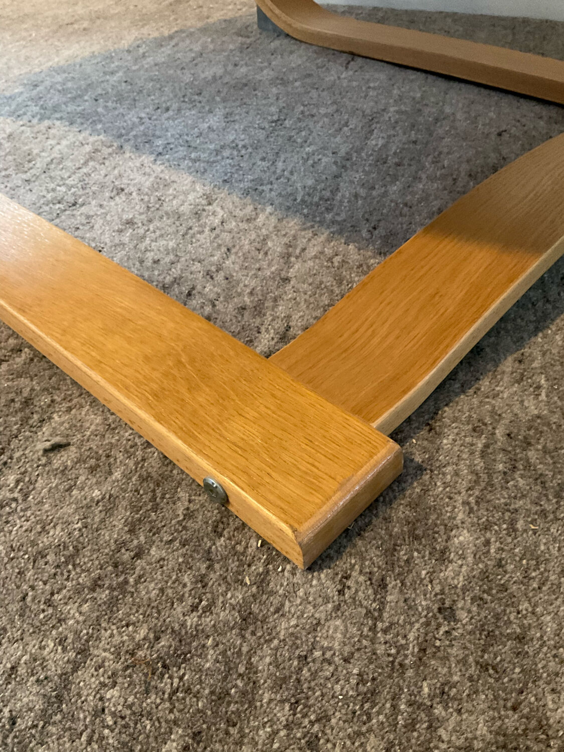 Curved wood heater 80s-90s