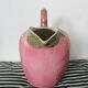 Strawberry-shaped ceramic carafe