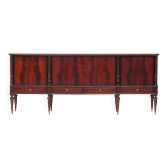 Vintage sideboard in flamed mahogany