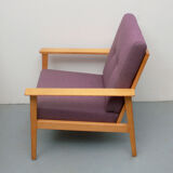 1960s armchair in violett
