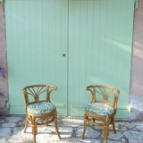 Table set - rattan chairs