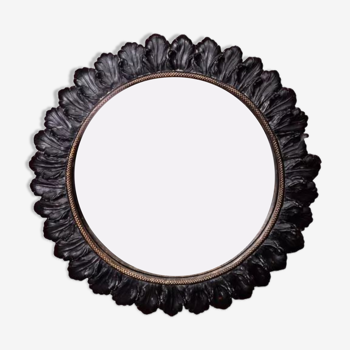 Convex mirror 28 cm black