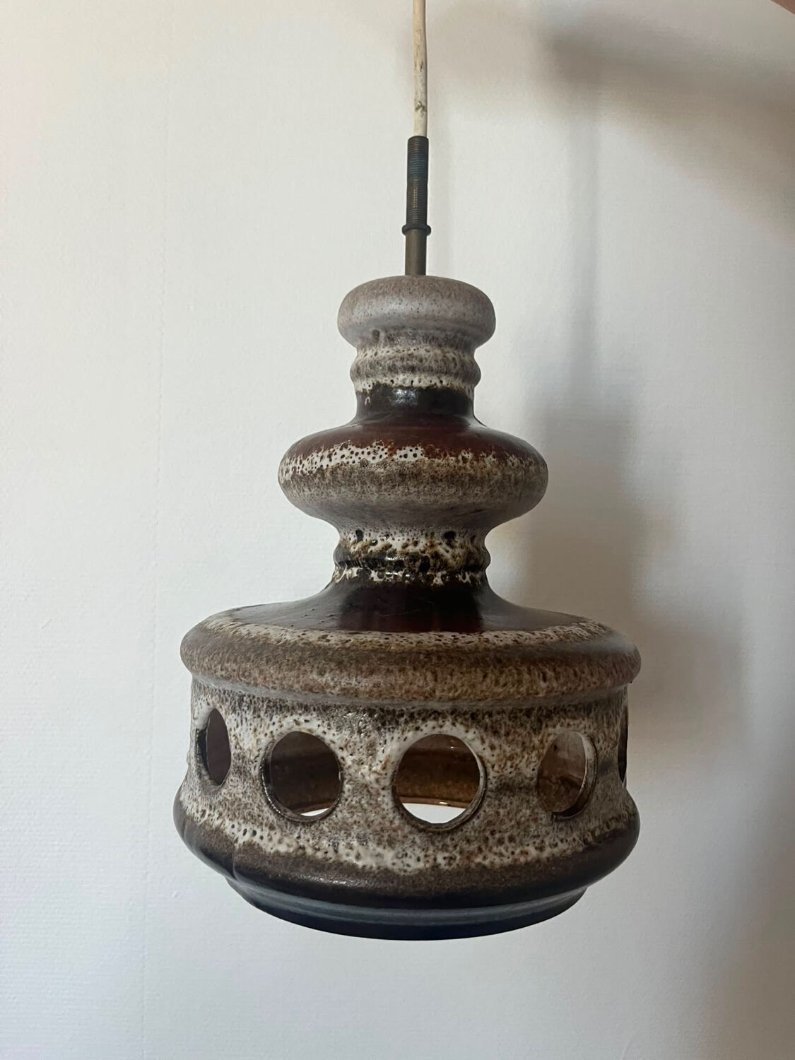 Mid-century ceramic ceiling light