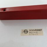 Foot table in chrome cross Souvignet design, made in France 1980