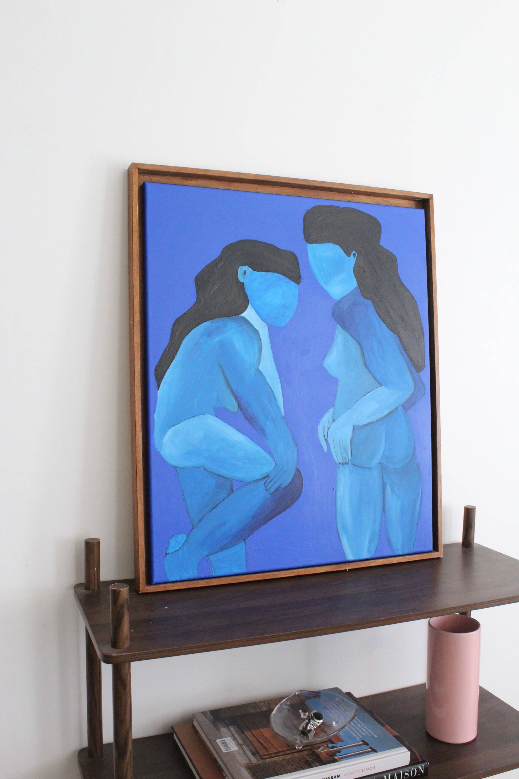 Femmes au bain de minuit ,toile unique par Bodasca