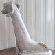 Antique zoomorphic sculpture in glazed terracotta