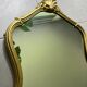 Miroir coquille doré
