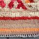 Tapis de Couloir Turc Vintage, Laine Rouge & Beige Géométrique, 83x388 Cm