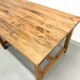 Table de Ferme "Meuble de Métier" en Pin – 8 Tiroirs (L221 cm)
