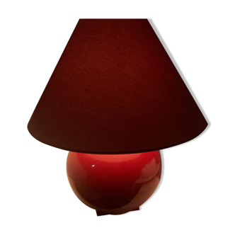 Lampe salon Kostka rouge