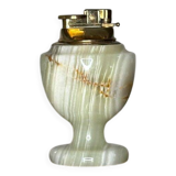 Green onyx table lighter