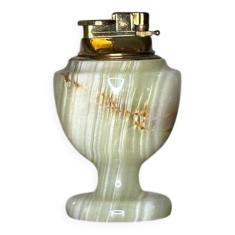 Briquet de table en onyx vert