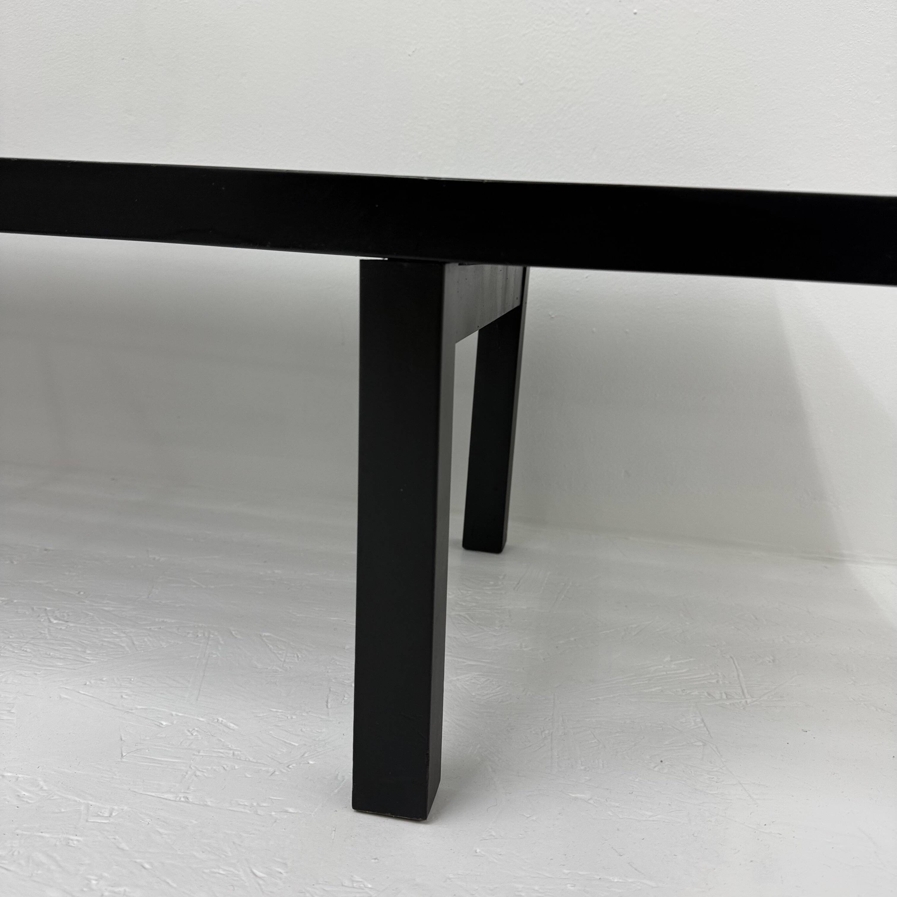 Mid-century slatted wooden bench Martin Visser style , 1970’s