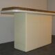 Console Regency avec finition ivoire et dorée dans le style d'Alain Delon pour Maison Jansen, France, années 70