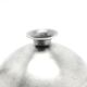 Mid-century modern sugar bowl, silver-plated brass, Poland, 1960s