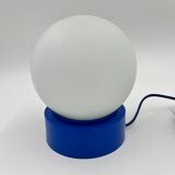Blue table lamp Domec 80s