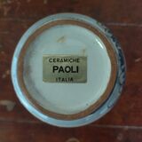 Italian blue vase - Ceramiche Paoli