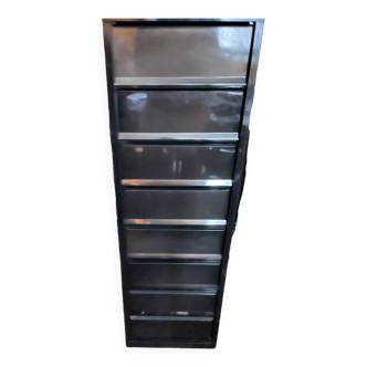 8-compartment hinged cabinet