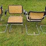 Cesca b64 armchair design Marcel Breuer, years 70