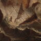 Antique 17th century Flemish seascape