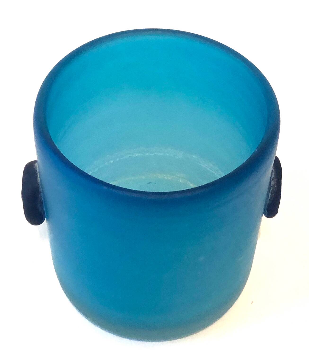 Blue Blown Glass Vase