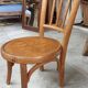 Old small Fischel children's chair with Pierrot decor