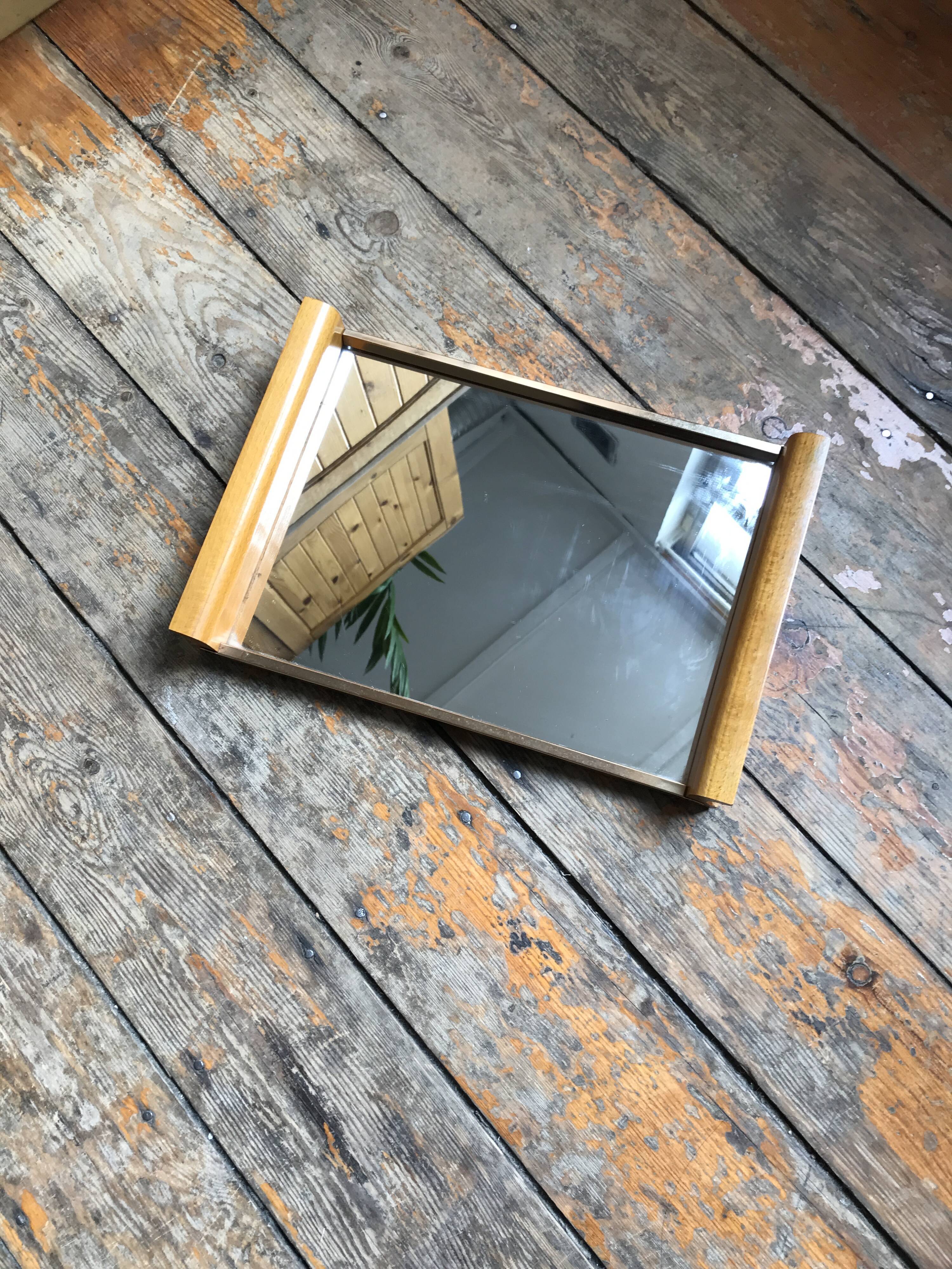 Art deco mirror tray