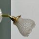 Vintage Art Deco tulip applique flower decorations