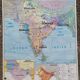 Old school map MDI Indian Union Pakistan Ceylon / Japan Korea