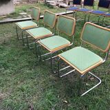 Set of 4 Cesca chairs by Breuer Marcel